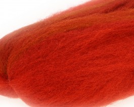 Trilobal Superfine Wing Hair, Burnt Red-Orange